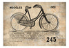 Fototapete - Old School Bicycle - Vliestapete