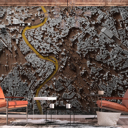 Fototapete - Rome and Tiber - Vliestapete