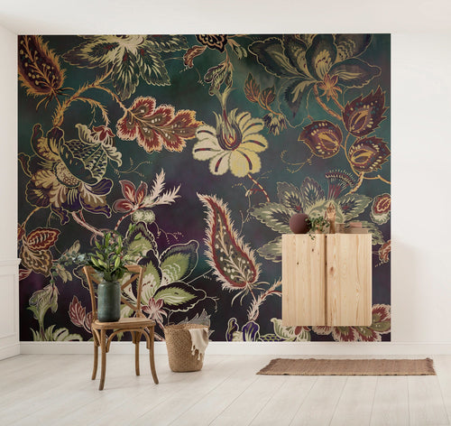 Komar Moonshadow Blossom Vlies Fototapete 300X250 cm 6 Bahnen Ambiente | Yourdecoration.de