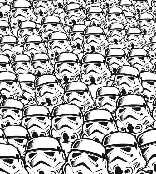 Komar Star Wars Stormtrooper Swarm Vlies Fototapete 250x280cm 5-Bahnen | Yourdecoration.de