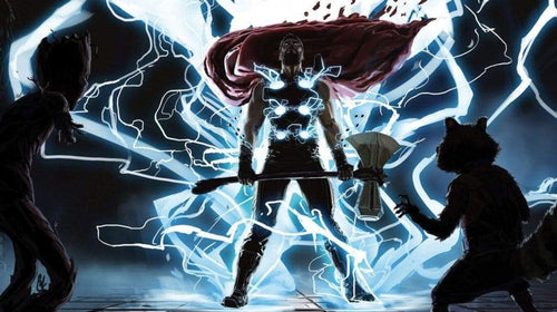 Komar Thor God of Thunder Vlies Fototapete 500x280cm 10-Bahnen | Yourdecoration.de