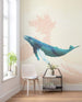 Komar Whale Voyage Vlies Fototapete 200x280cm 4-Bahnen Sfeer | Yourdecoration.nl