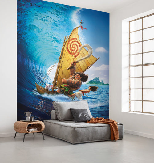 Komar Vlies Fototapete Iadx4 010 Moana Ride The Wave Interieur | Yourdecoration.de