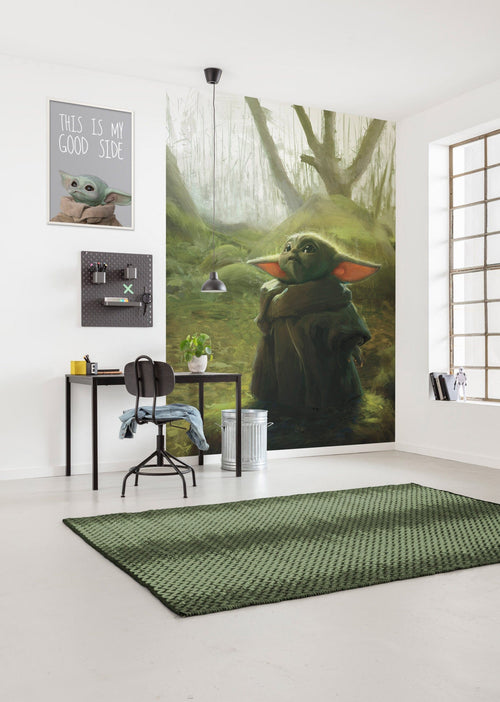 Komar Vlies Fototapete Iadx4 018 Mandalorian Grogu Acrylic Interieur | Yourdecoration.de