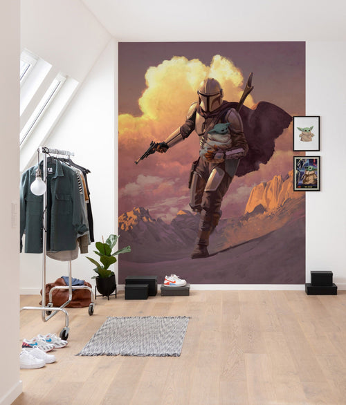 Komar Vlies Fototapete Iadx4 020 Mandalorian Escape Interieur | Yourdecoration.de