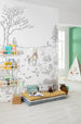 Komar Vlies Fototapete Iadx4 043 Winnie Pooh Walk Interieur | Yourdecoration.de