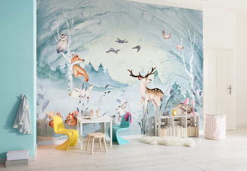 Komar Vlies Fototapete Iax7 0038 Animal Sleepover Interieur | Yourdecoration.de