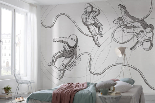 Komar Vlies Fototapete Iax8 0015 Extraordinary Astronauts Interieur | Yourdecoration.de