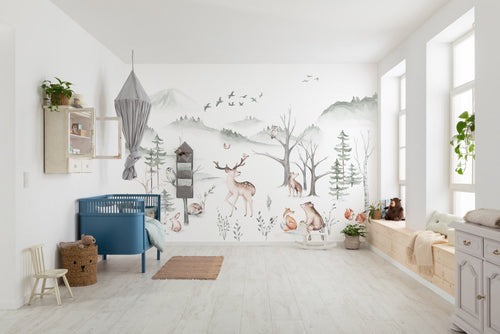 Komar Vlies Fototapete Iax8 0034 Cozy Woods Interieur | Yourdecoration.de