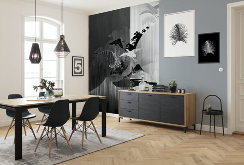 Komar Vlies Fototapete Inx4 018 Yin Yang Interieur | Yourdecoration.de