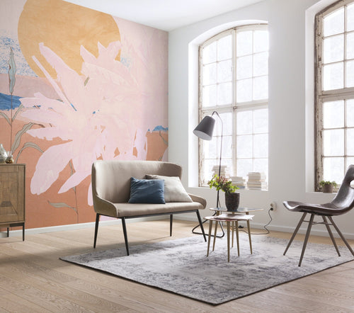 Komar Vlies Fototapete Inx5 091 Platanos Pink Interieur | Yourdecoration.de