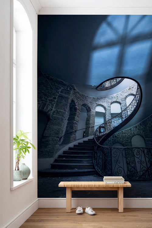 Komar Vlies Fototapete Shx4 140 The Forgotten Chateau Interieur | Yourdecoration.de