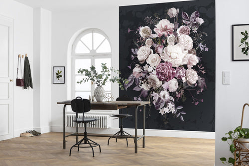 Komar Vlies Fototapete X4 1018 Bouquet Noir Interieur | Yourdecoration.de