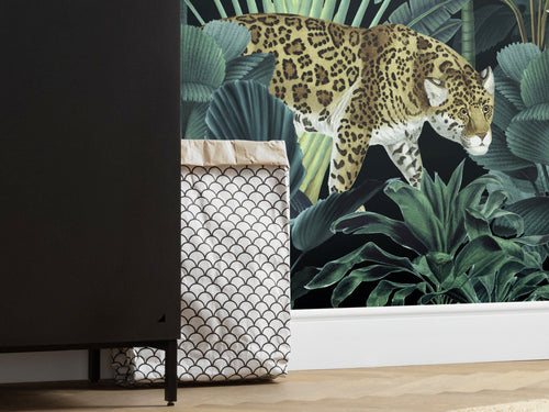 Komar Vlies Fototapete X4 1027 Jungle Night Int Detail | Yourdecoration.de