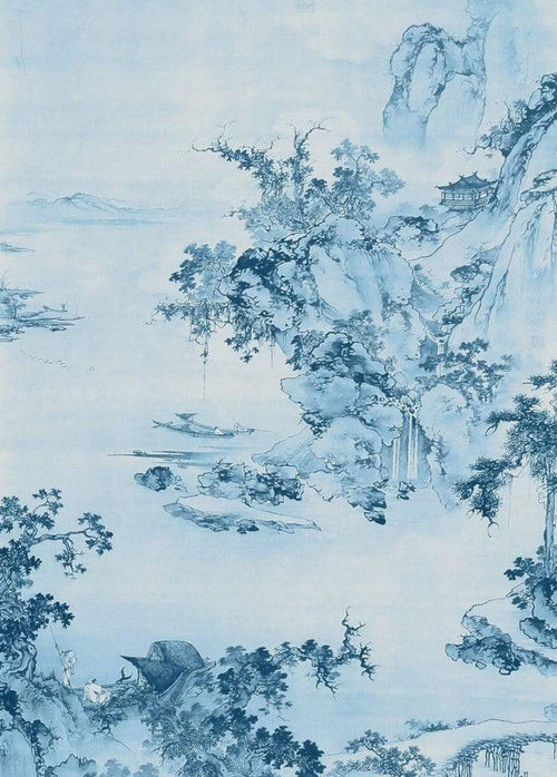 Komar Blue China Vlies Fototapete 200x280cm 2-bahnen | Yourdecoration.de