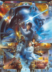 Komar Star Wars Luke Skywalker Collage Fototapete 184x254cm | Yourdecoration.de