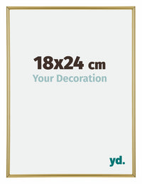 Annecy Kunststoff Bilderrahmen 18x24cm Gold Vorne Messe | Yourdecoration.de