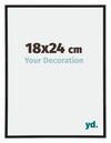 Annecy Kunststoff Bilderrahmen 18x24cm Schwarz Matt Vorne Messe | Yourdecoration.de