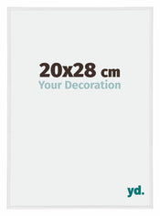 Annecy Kunststoff Bilderrahmen 20x28cm Weiss Hochglanz Vorne Messe | Yourdecoration.de