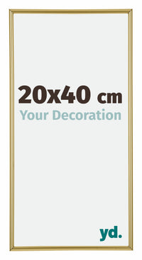 Annecy Kunststoff Bilderrahmen 20x40cm Gold Vorne Messe | Yourdecoration.de