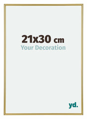 Annecy Kunststoff Bilderrahmen 21x30cm Gold Vorne Messe | Yourdecoration.de
