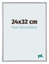 Annecy Kunststoff Bilderrahmen 24x32cm Silber Vorne Messe | Yourdecoration.de