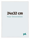 Annecy Kunststoff Bilderrahmen 24x32cm Weiß Hochglanz Vorne Messe | Yourdecoration.de