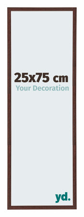 Annecy Kunststoff Bilderrahmen 25x75cm Braun Vorne Messe | Yourdecoration.de