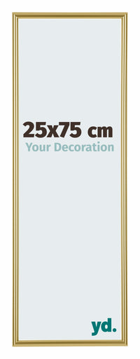 Annecy Kunststoff Bilderrahmen 25x75cm Gold Vorne Messe | Yourdecoration.de