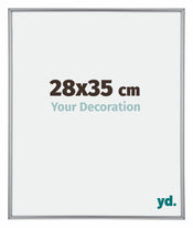 Annecy Kunststoff Bilderrahmen 28x35cm Silber Vorne Messe | Yourdecoration.de