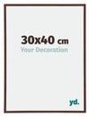 Annecy Kunststoff Bilderrahmen 30x40cm Braun Vorne Messe | Yourdecoration.de