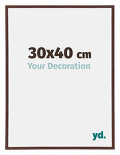 Annecy Kunststoff Bilderrahmen 30x40cm Braun Vorne Messe | Yourdecoration.de