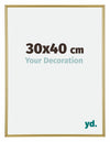 Annecy Kunststoff Bilderrahmen 30x40cm Gold Vorne Messe | Yourdecoration.de
