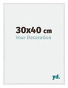 Annecy Kunststoff Bilderrahmen 30x40cm Weiss Hochglanz Vorne Messe | Yourdecoration.de