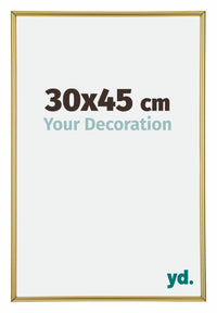 Annecy Kunststoff Bilderrahmen 30x45cm Gold Vorne Messe | Yourdecoration.de