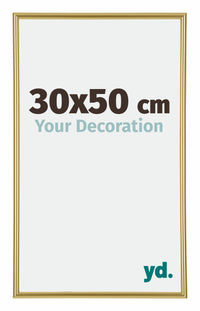 Annecy Kunststoff Bilderrahmen 30x50cm Gold Vorne Messe | Yourdecoration.de
