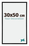 Annecy Kunststoff Bilderrahmen 30x50cm Schwarz Matt Vorne Messe | Yourdecoration.de