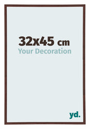 Annecy Kunststoff Bilderrahmen 32x45cm Braun Vorne Messe | Yourdecoration.de