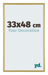 Annecy Kunststoff Bilderrahmen 33x48cm Gold Vorne Messe | Yourdecoration.de