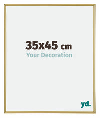 Annecy Kunststoff Bilderrahmen 35x45cm Gold Vorne Messe | Yourdecoration.de