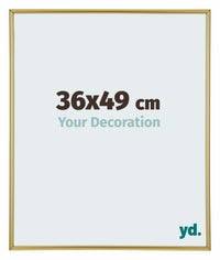 Annecy Kunststoff Bilderrahmen 36x49cm Gold Vorne Messe | Yourdecoration.de