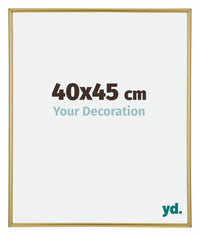 Annecy Kunststoff Bilderrahmen 40x45cm Gold Vorne Messe | Yourdecoration.de