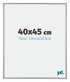 Annecy Kunststoff Bilderrahmen 40x45cm Silber Vorne Messe | Yourdecoration.de
