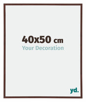 Annecy Kunststoff Bilderrahmen 40x50cm Braun Vorne Messe | Yourdecoration.de
