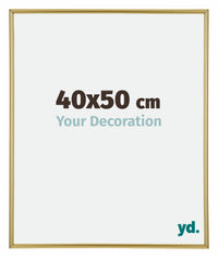 Annecy Kunststoff Bilderrahmen 40x50cm Gold Vorne Messe | Yourdecoration.de