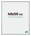 Annecy Kunststoff Bilderrahmen 40x50cm Silber Vorne Messe | Yourdecoration.de