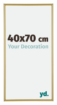 Annecy Kunststoff Bilderrahmen 40x70cm Gold Vorne Messe | Yourdecoration.de