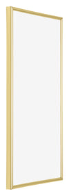 Annecy Kunststoff Bilderrahmen 40x80cm Gold Vorne Schrag | Yourdecoration.de