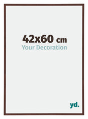 Annecy Kunststoff Bilderrahmen 42x60cm Braun Vorne Messe | Yourdecoration.de