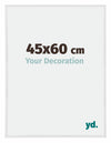 Annecy Kunststoff Bilderrahmen 45x60cm Weiss Hochglanz Vorne Messe | Yourdecoration.de